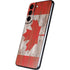 Canadian Flag Dark Wood Galaxy S22 Skin